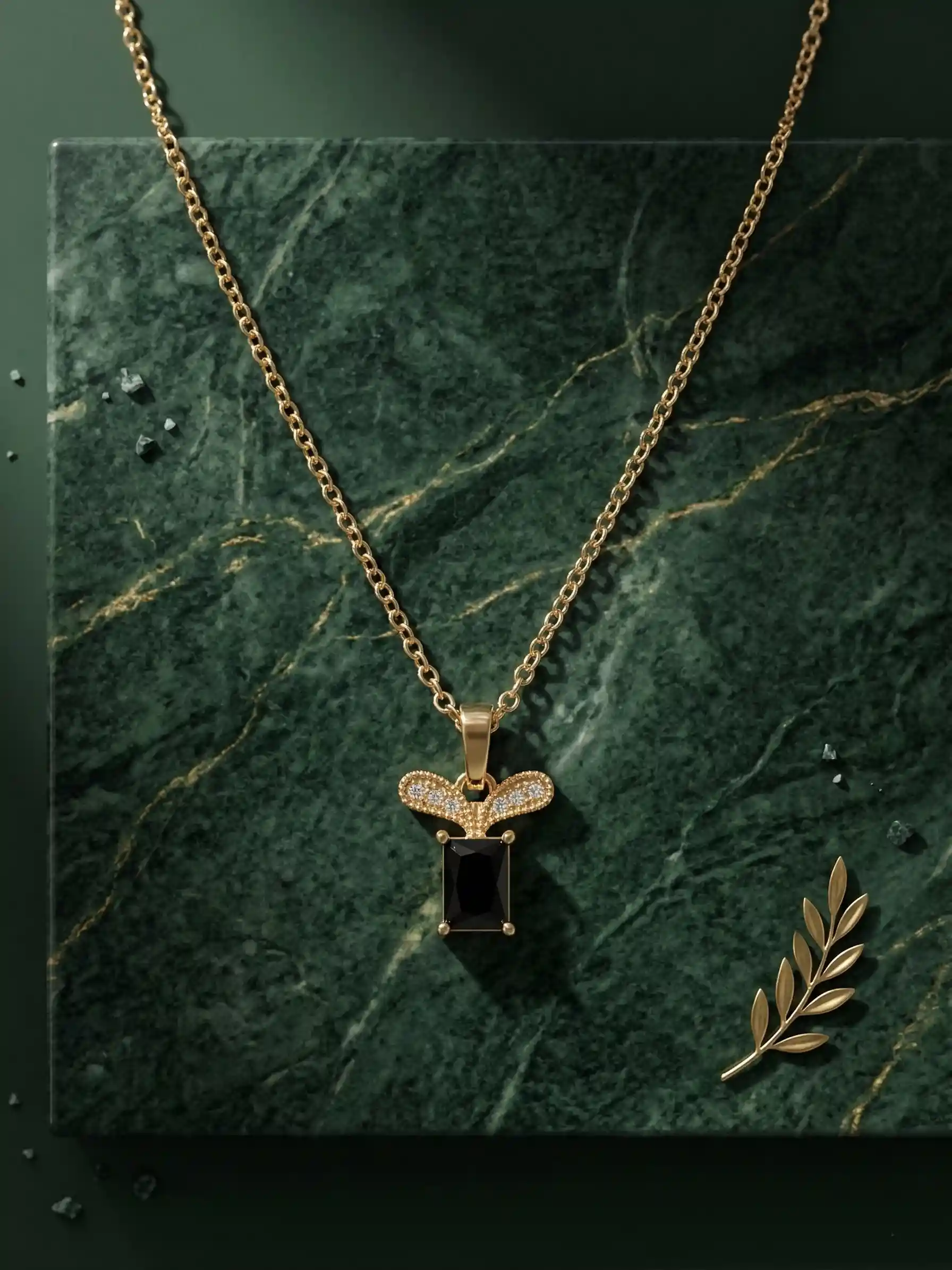 Black Stone Locket hover